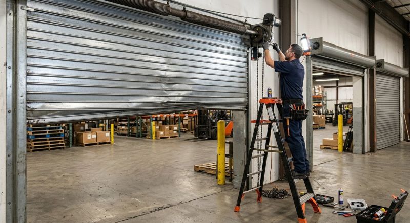 Commercial Garage Door Maintenance Tips