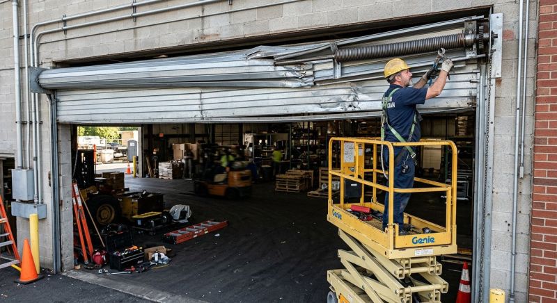 Commercial Garage Door Maintenance Tips